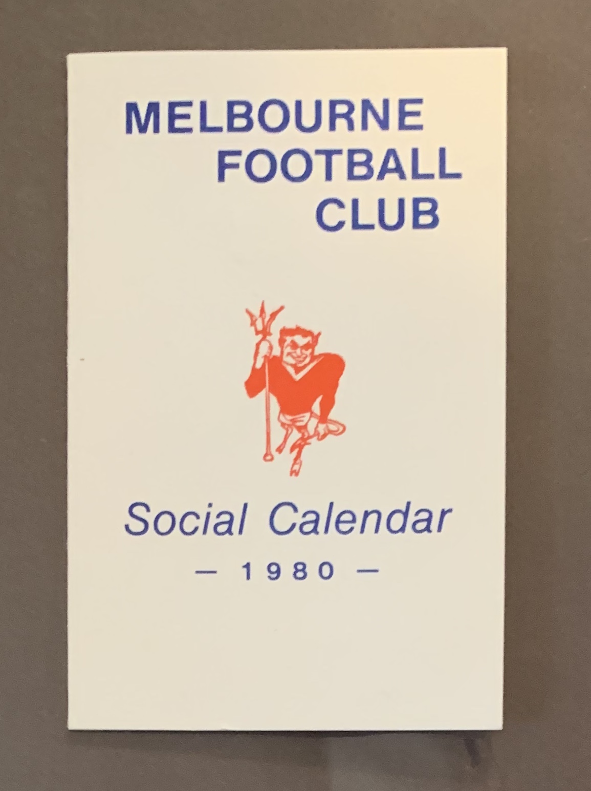 1980 MFC Social Calendar