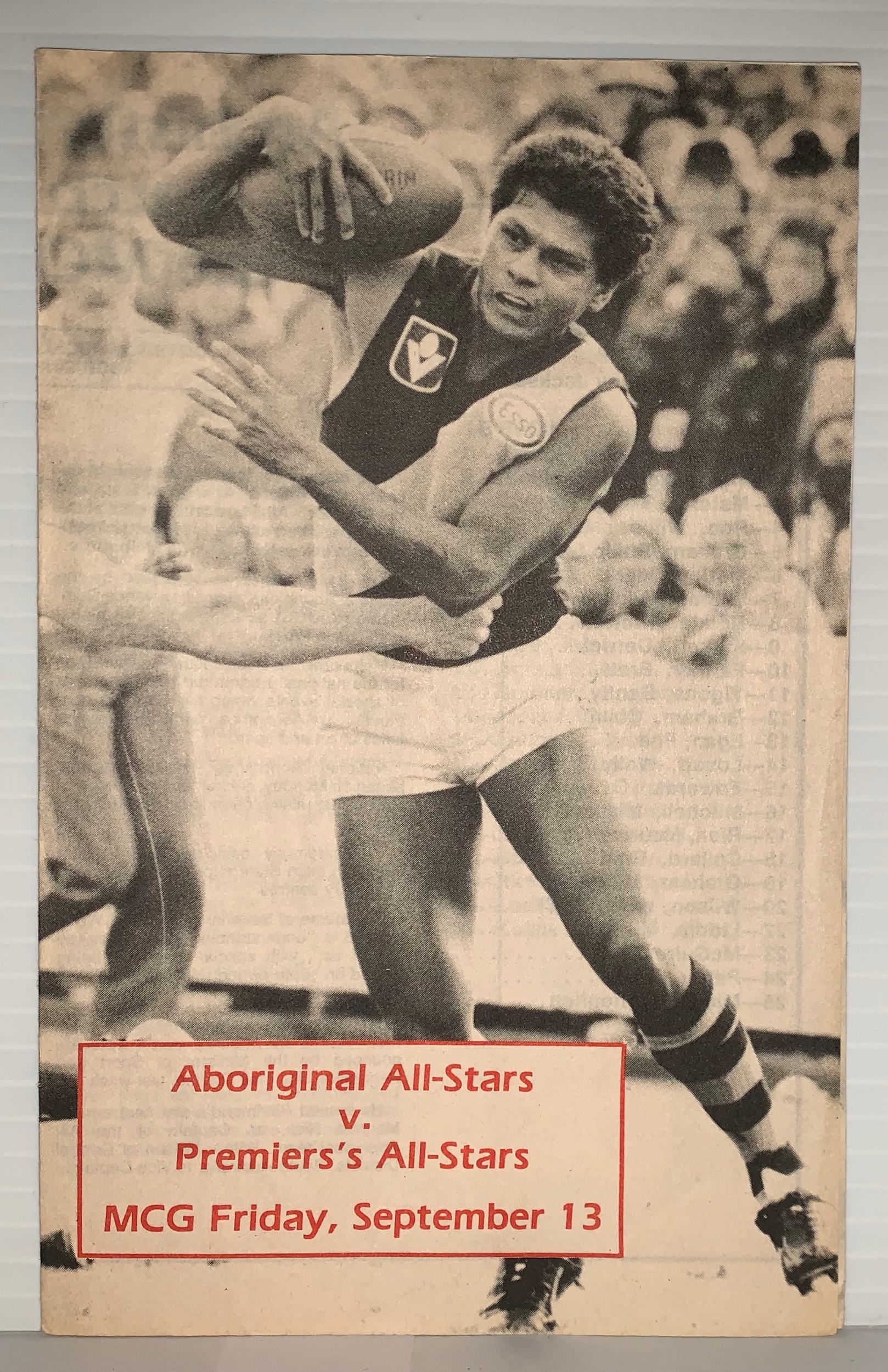 1985 "Aboriginal All-Stars" v "Premier's All-Stars"