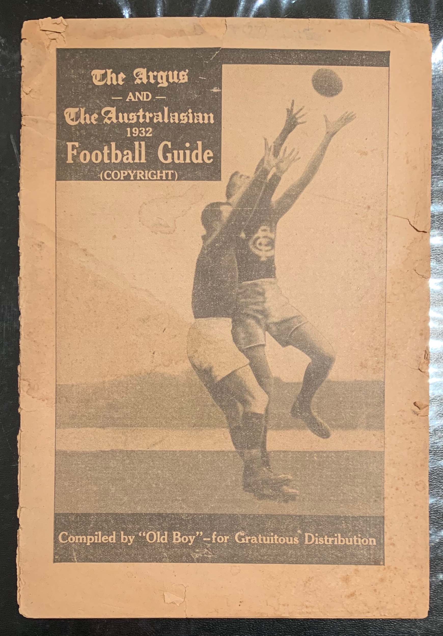 1932 The Argus Football Guide
