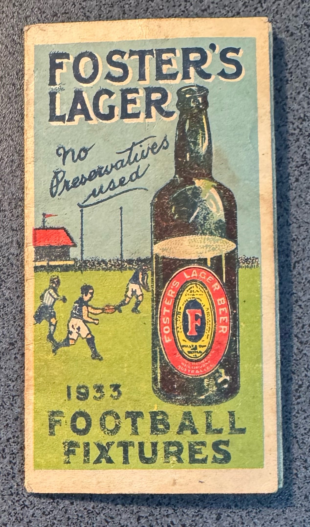 1933 Foster's Lager