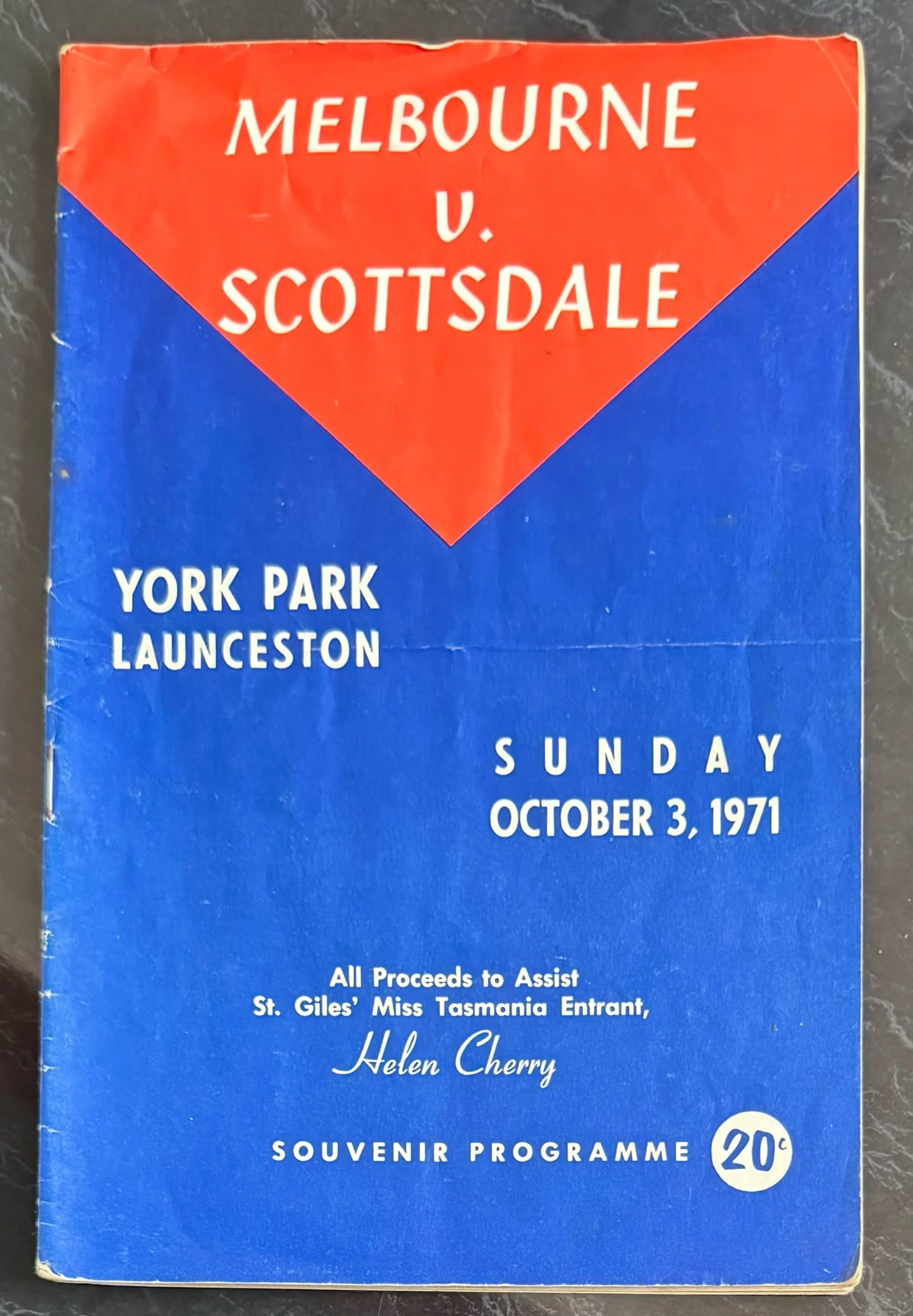 1971 v Scottsdale (Tas)