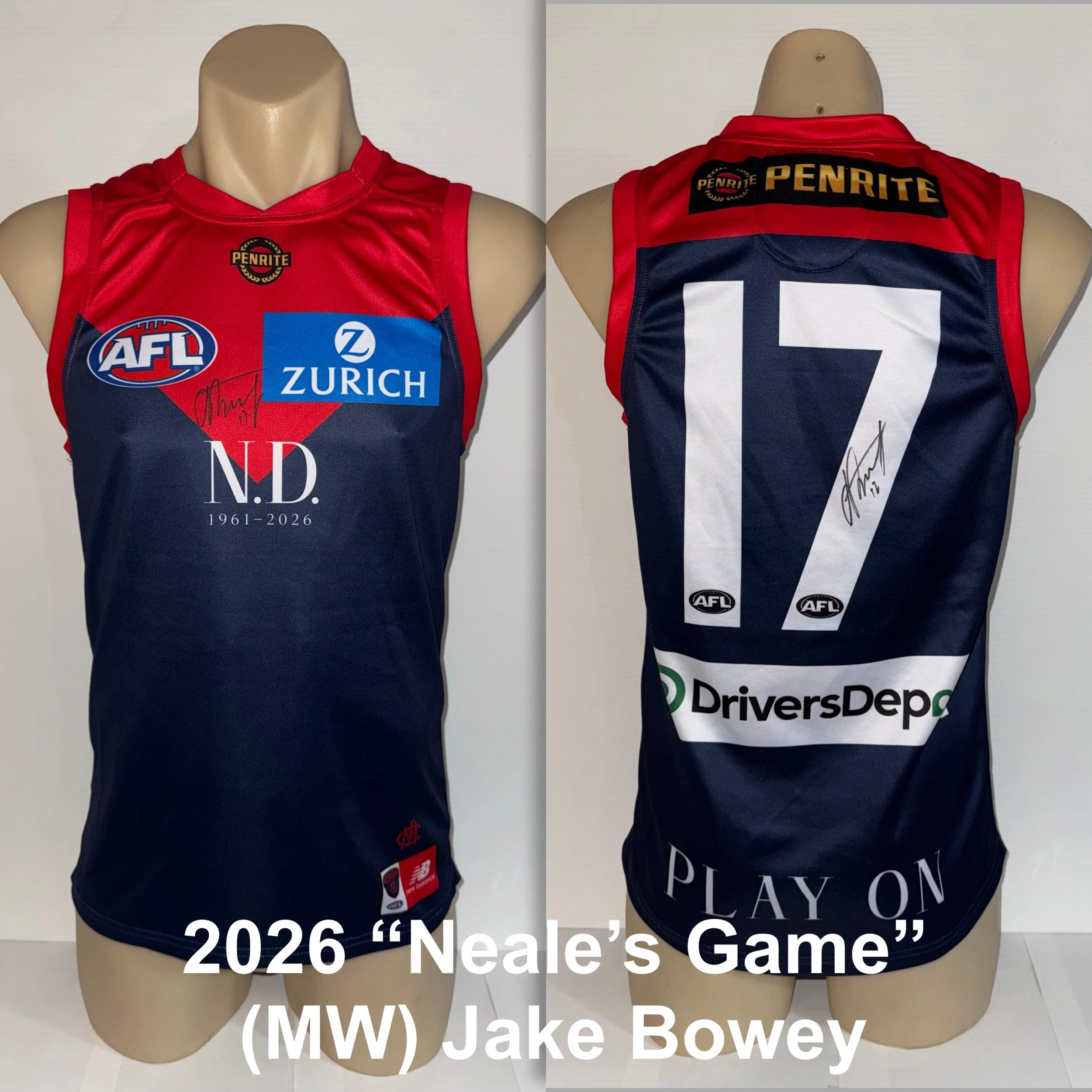 2026 "Neale's Game" (MW) Jake Bowey