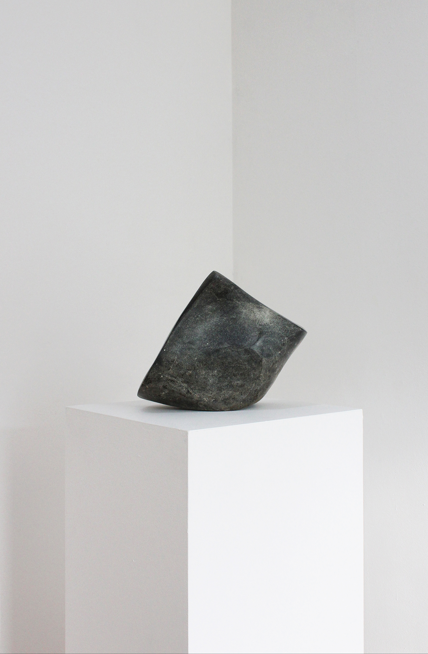 Overcast, Soapstone, 26x30x18cm $1050