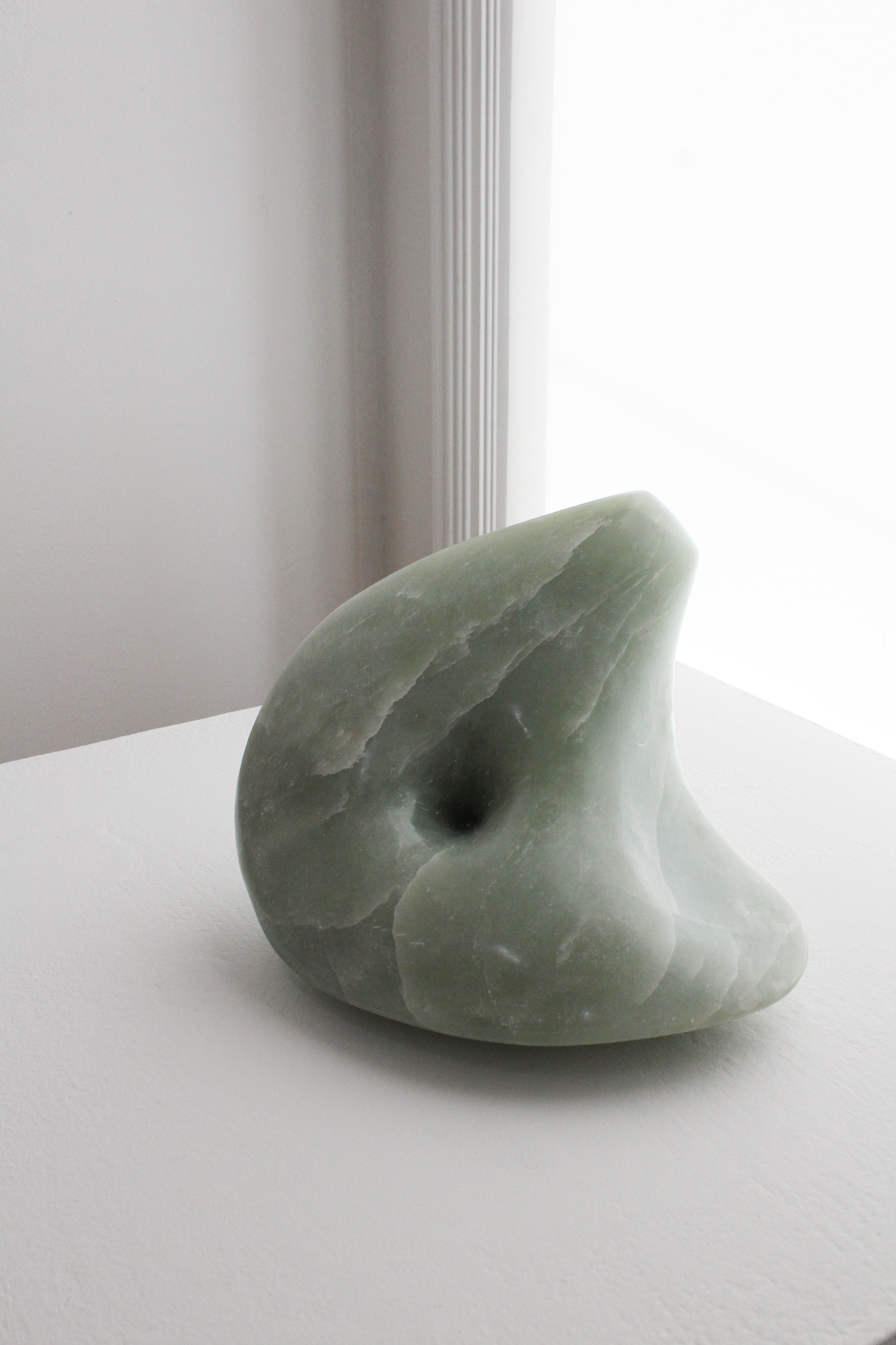 Point of View: Looking down, Soapstone, 20x26x24cm $890