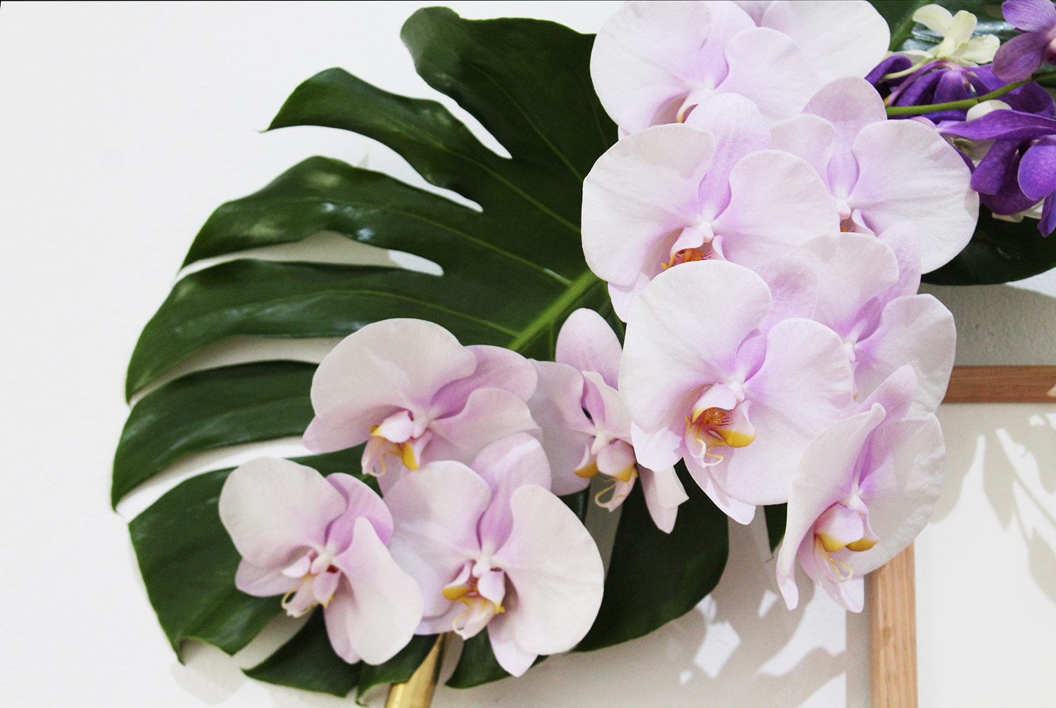 Floral installations sourced and arranged by the artist