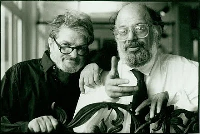 Corso (Left) with Allen Ginsberg