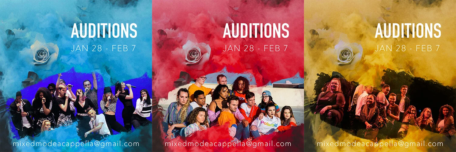 Mixed Mode Spring 2021 Auditions Instagram Grid