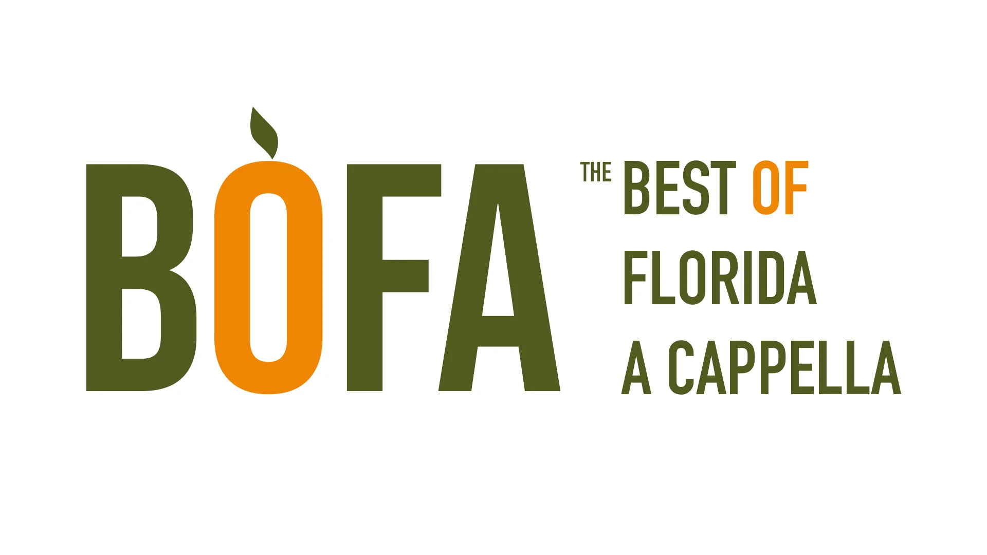 The Best of Florida A Cappella // Showcase Official Logo