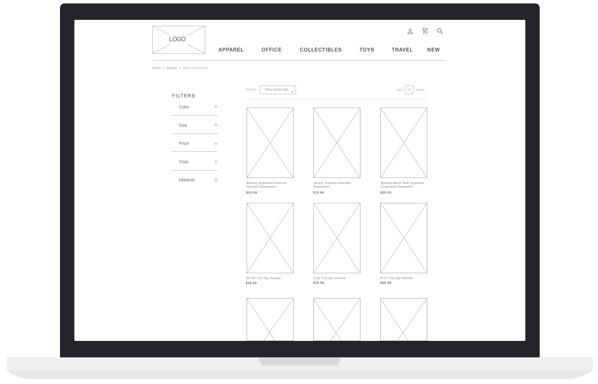 The lack of filters was a large pain point for my users, which is why it was important to include a filtering panel on the left.