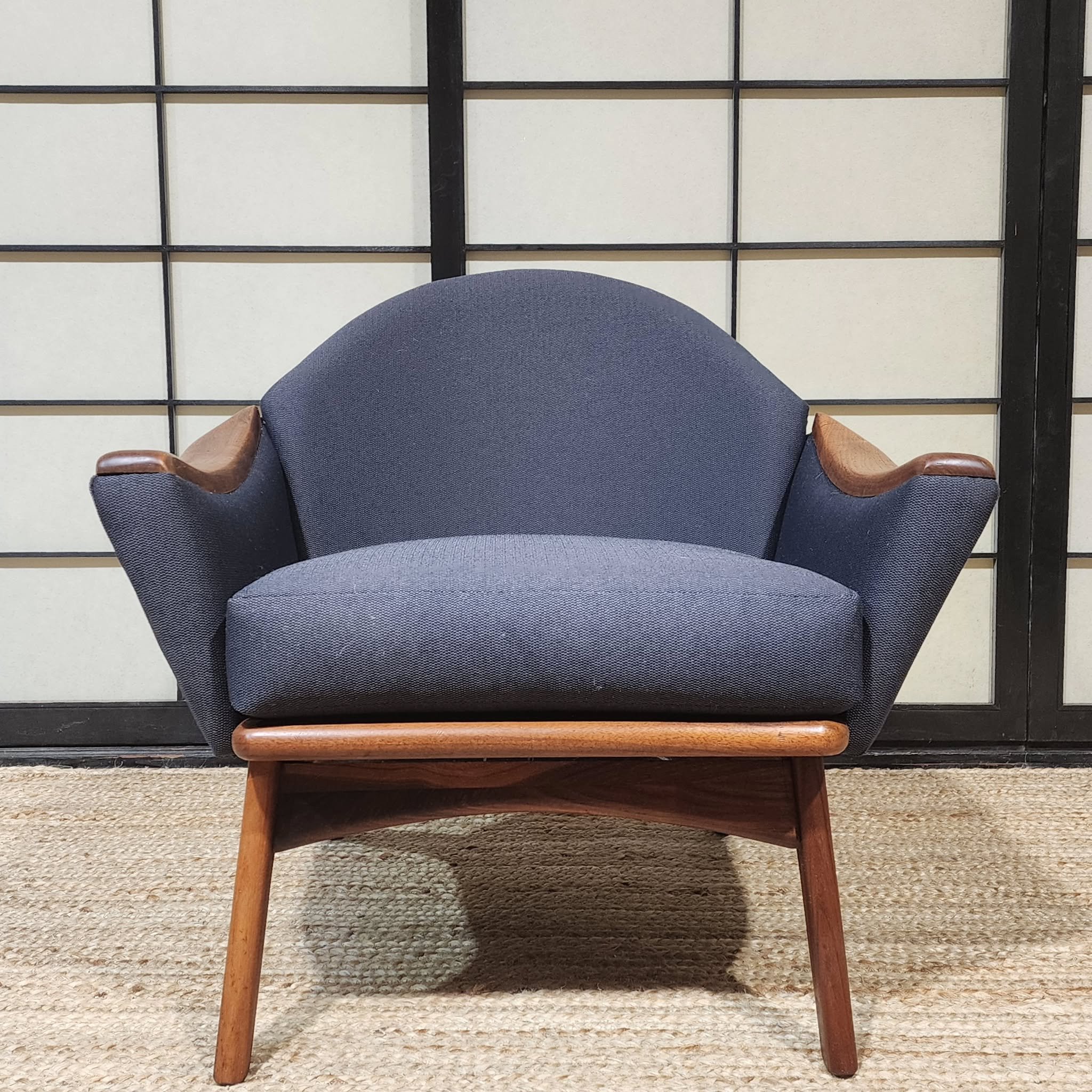Adrian Pearsall for Craft Associates. 1806-C with new knoll fabric. DM for details