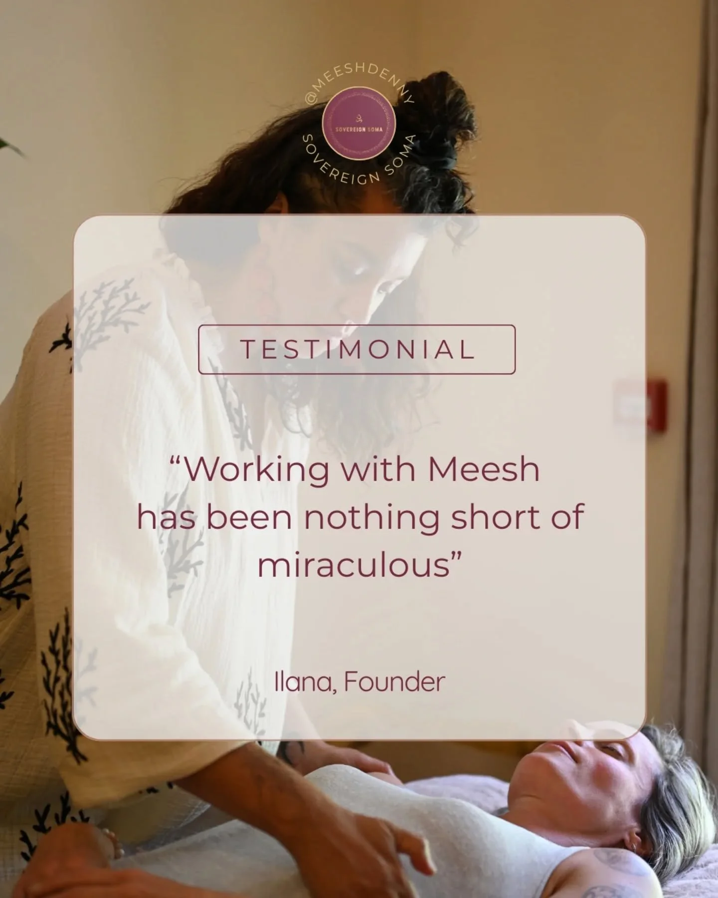 When someone&rsquo;s body exhales in the first few minutes&hellip;
When their system recognises safety before their mind has even caught up&hellip;

That&rsquo;s the moment the real work begins.

I&rsquo;m continually in awe of what happens when we m