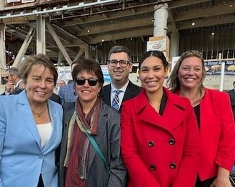 Happy Veteran&rsquo;s Day! I was happy to join my colleagues and @MassGovernor at the Holyoke Soldier&rsquo;s Home for a topping off ceremony. This is a monumental project for our veterans and I am proud to have supported it in the Legislature. Thank