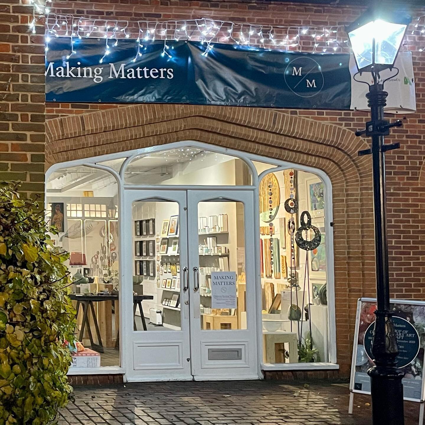 Amongst the preparations for open studios (more of that soon) I&rsquo;m taking part in the Making Matters pop-up shop in Farnham&rsquo;s Lion and Lamb Yard.  Open until 23rd December it features work from a host of brilliant artists and makers includ