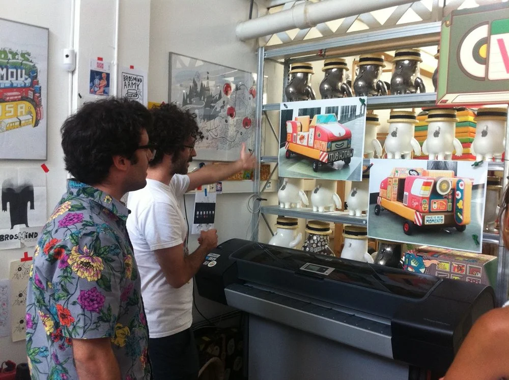 Visita al estudio de Brosmind