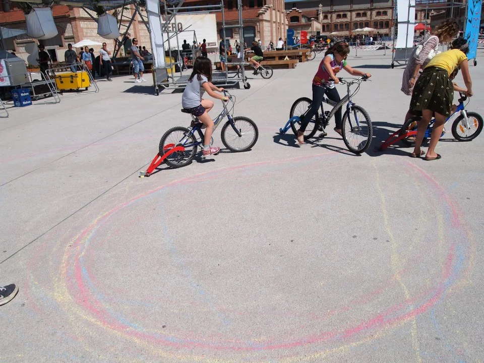 Talleres infantiles para el Festibal con B de Bici (Madrid)