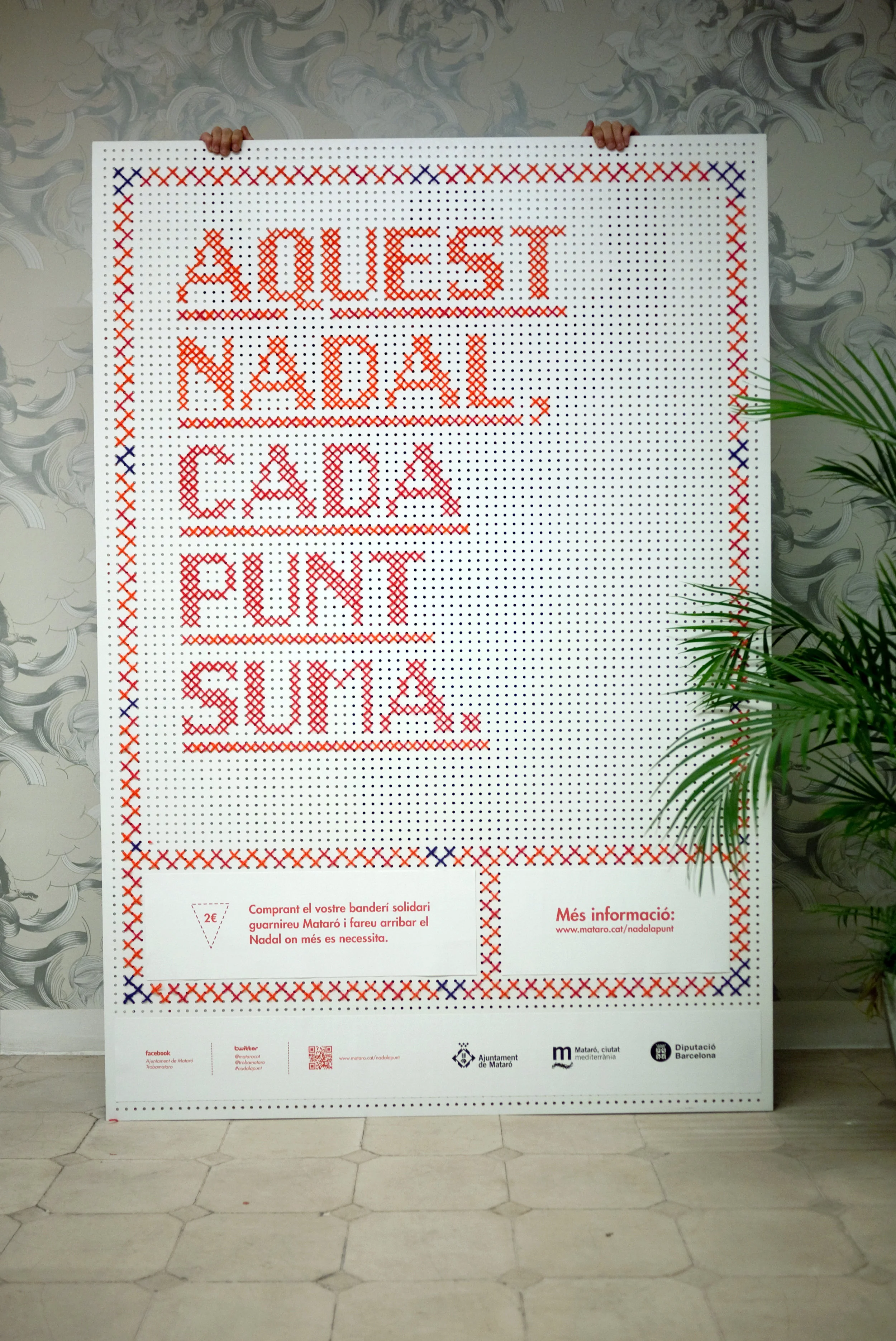 Campaña Navidad Ajuntament de Mataró para Evil Love con Núria Brunet.