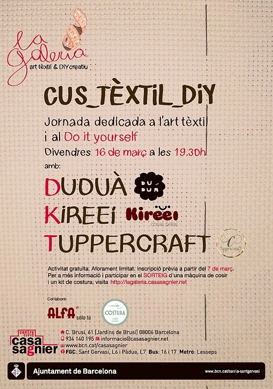 Jornadas sobre arte textil en Casa Sagnier