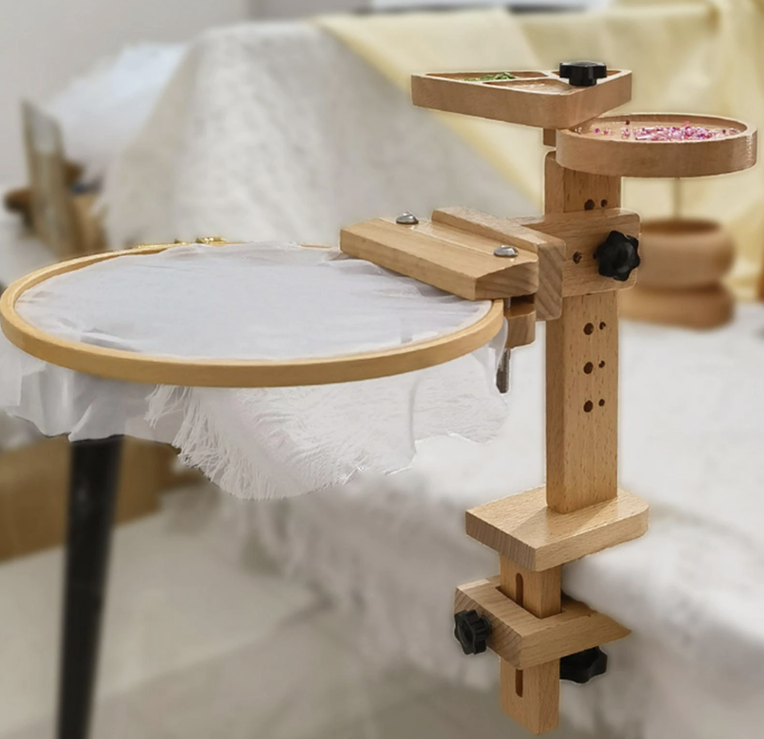 bastidor de bordado soporte cuentas — Duduá