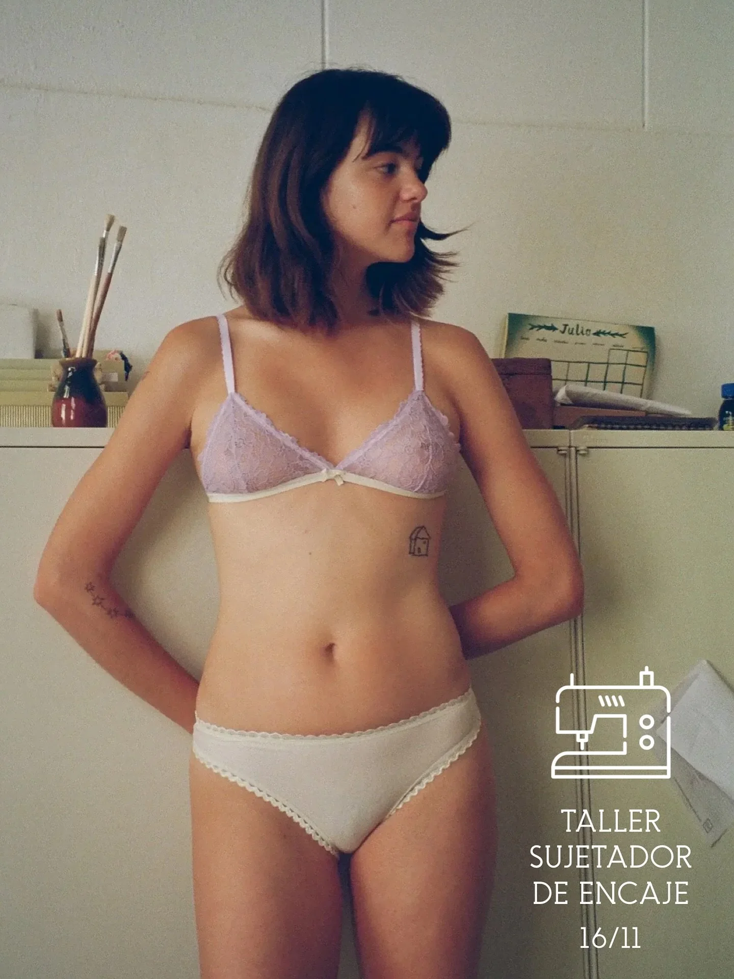 Estrenamos curso de lencer&iacute;a con Julia de @blummastudio .
En este taller aprender&aacute;s las herramientas b&aacute;sicas para empezar a coser tu propia lencer&iacute;a en casa, creando una prenda adaptada a tus medidas y compartiendo un espa