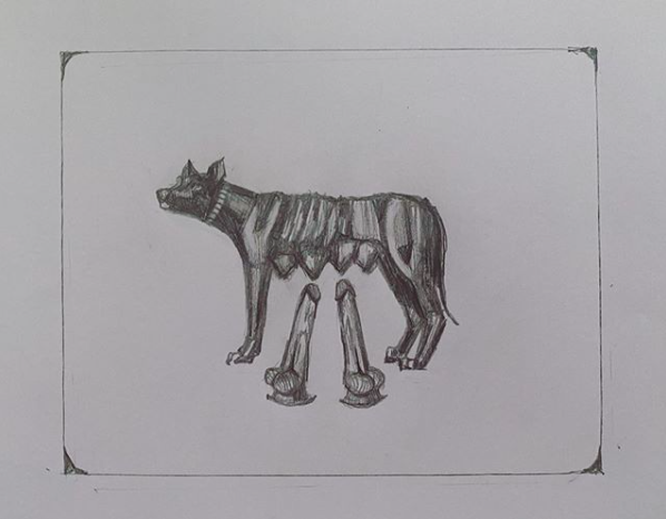 The She Wolf (Self-Portrait)