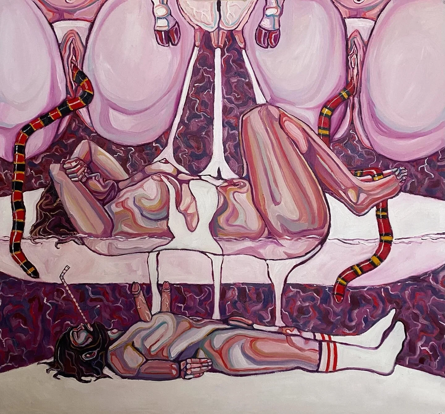 Red and Yellow Kiss a Fellow