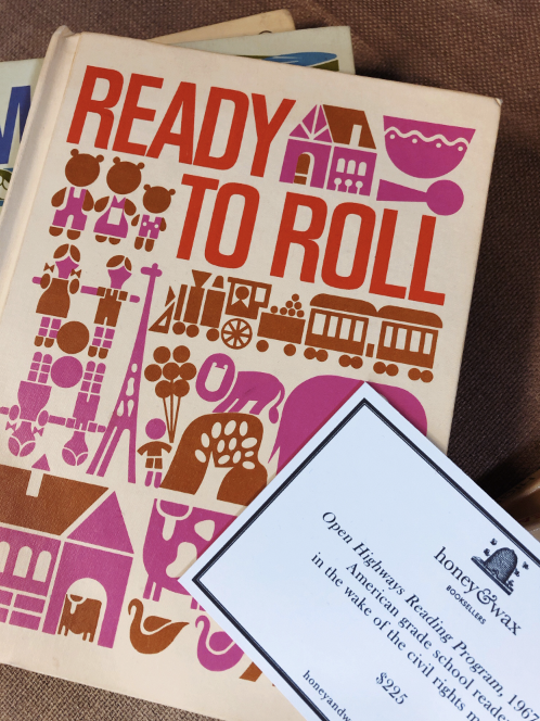 An example of a set of education books from Honey & Wax’s collection: Open Highways: A Diagnostic and Developmental Reading Program (first six volumes)