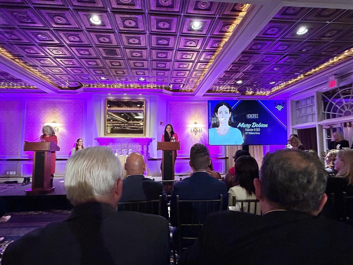Congratulations to Lift founder and CEO, Westport psychotherapist Mary Dobson, for being honored this evening with the #WomenInnovator Award for our region (along with her lady-crush, Diane Kelly, DNP, MBA, RN, CENP, President, Greenwich Hospital!) I
