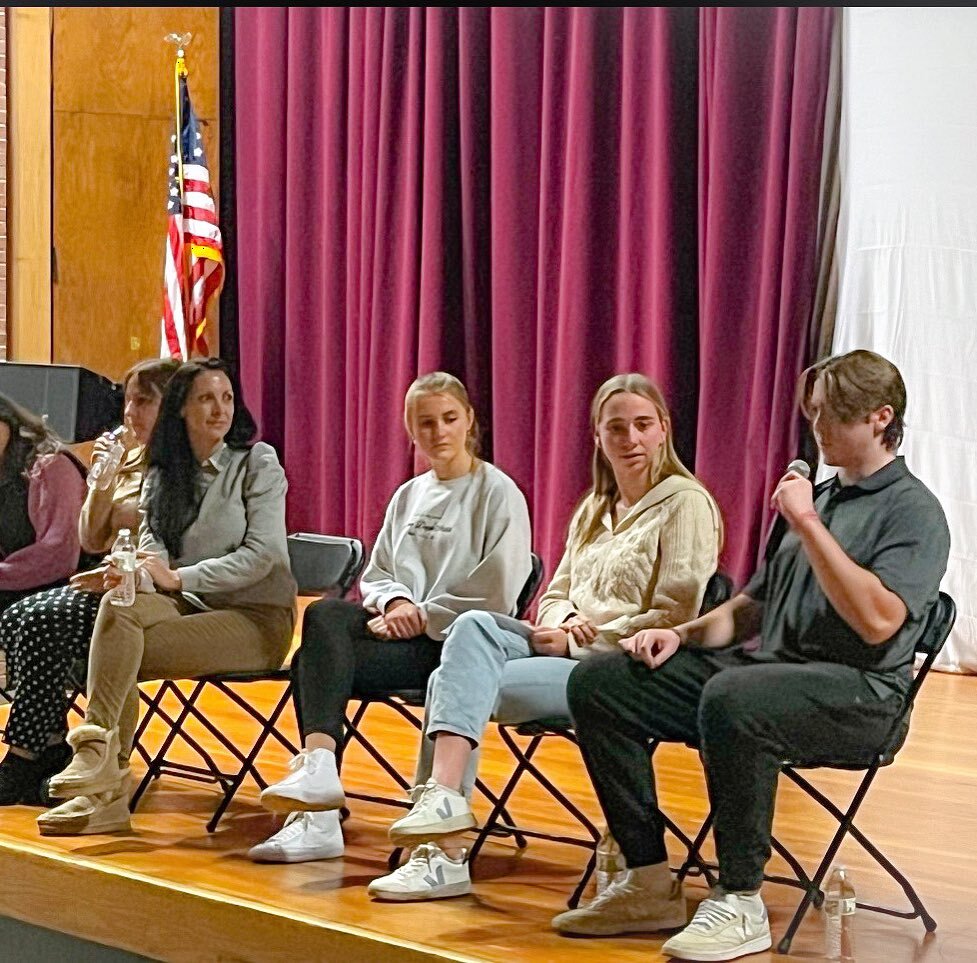 Lift founder and Westport psychotherapist Mary Dobson was honored to panel a screening of @myascensionmovie at @joelbarlowhighschool last Thursday evening. Our longtime colleague and friend, Barlow counseling director Maryanne Pieratti, facilitated t