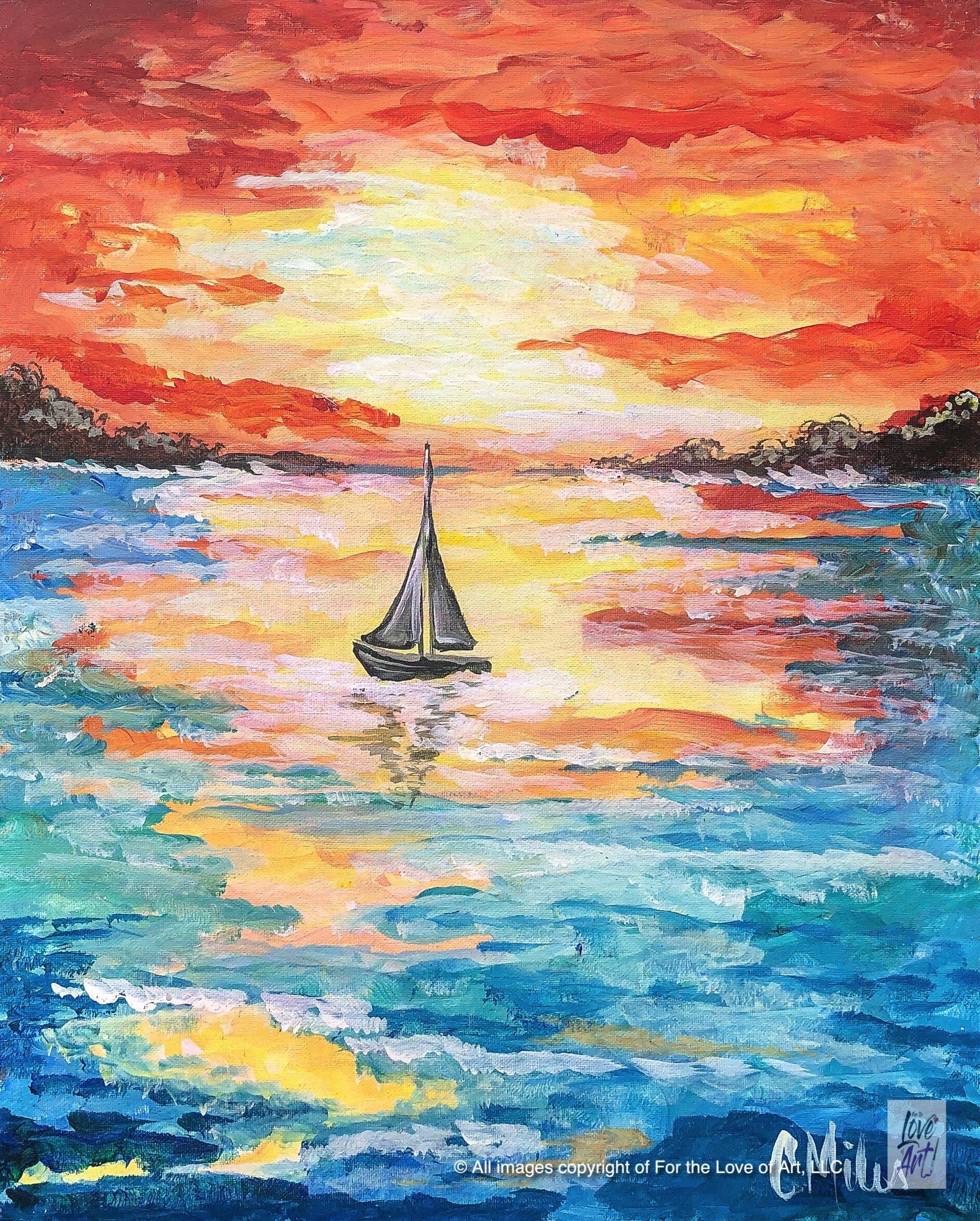 Colorful Sailboat