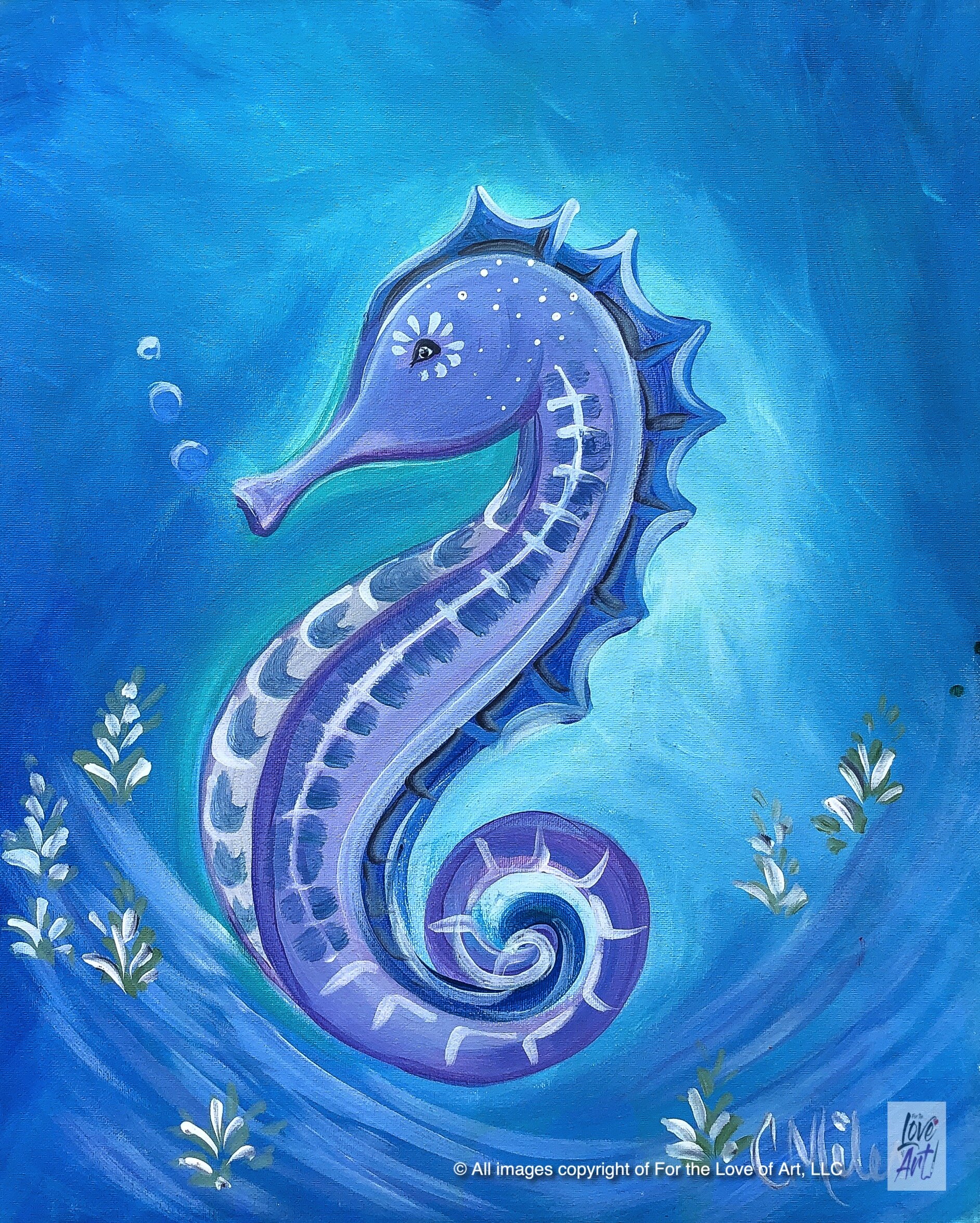 Bubbles Seahorse
