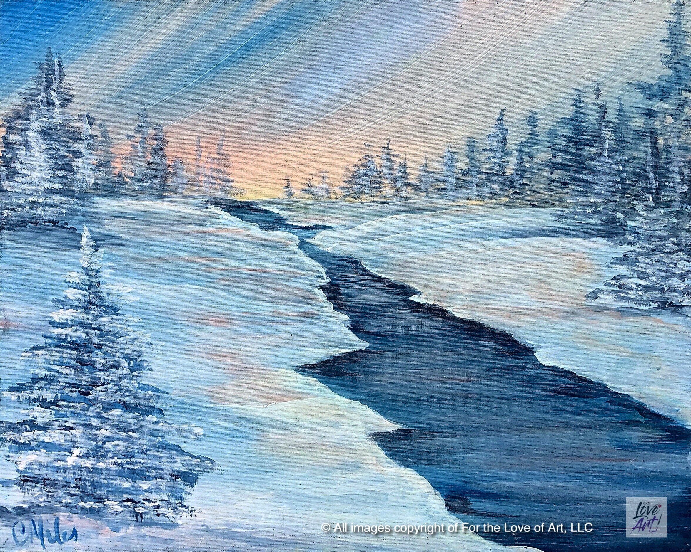 Snowy Sunrise