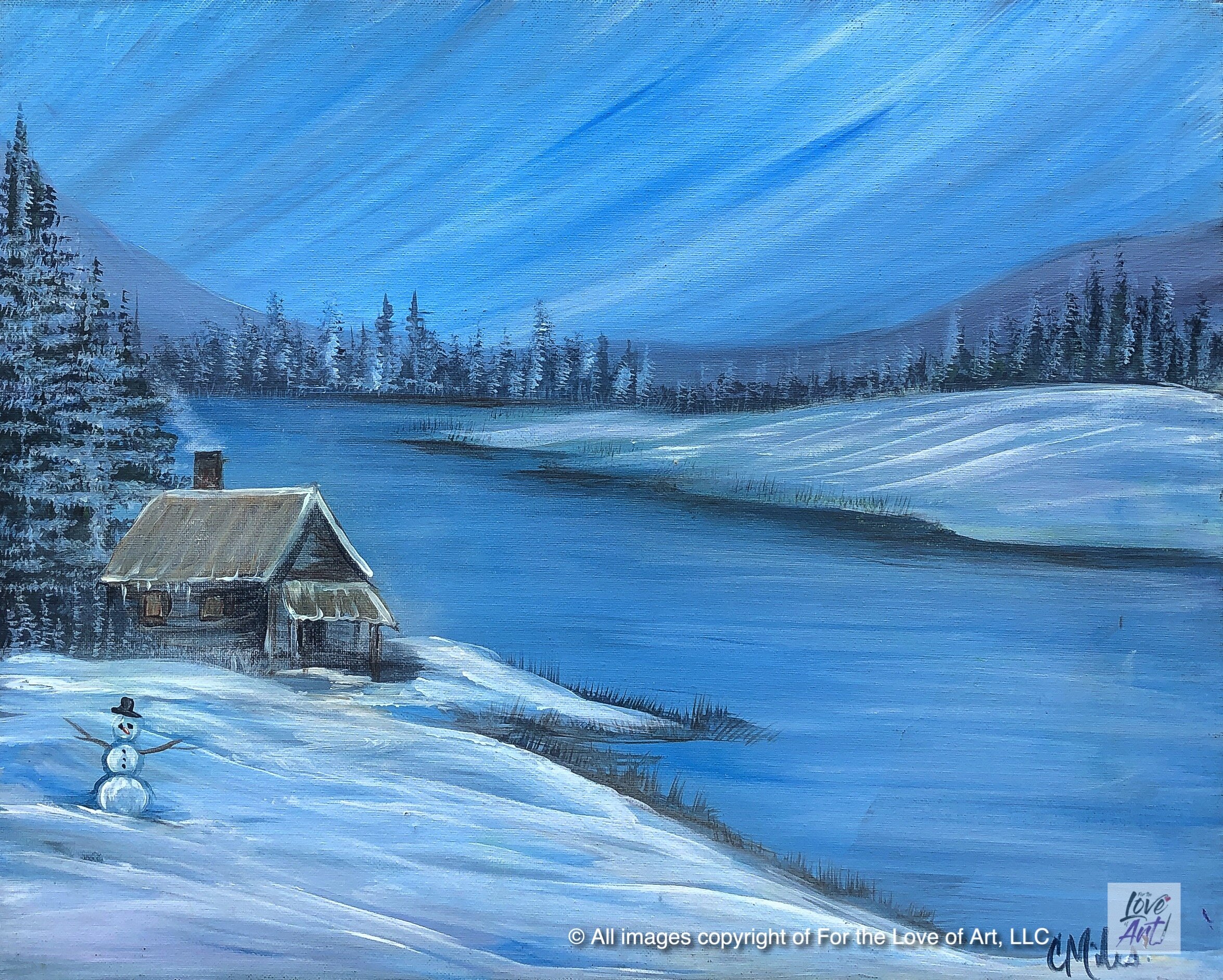 Snowy Cabin