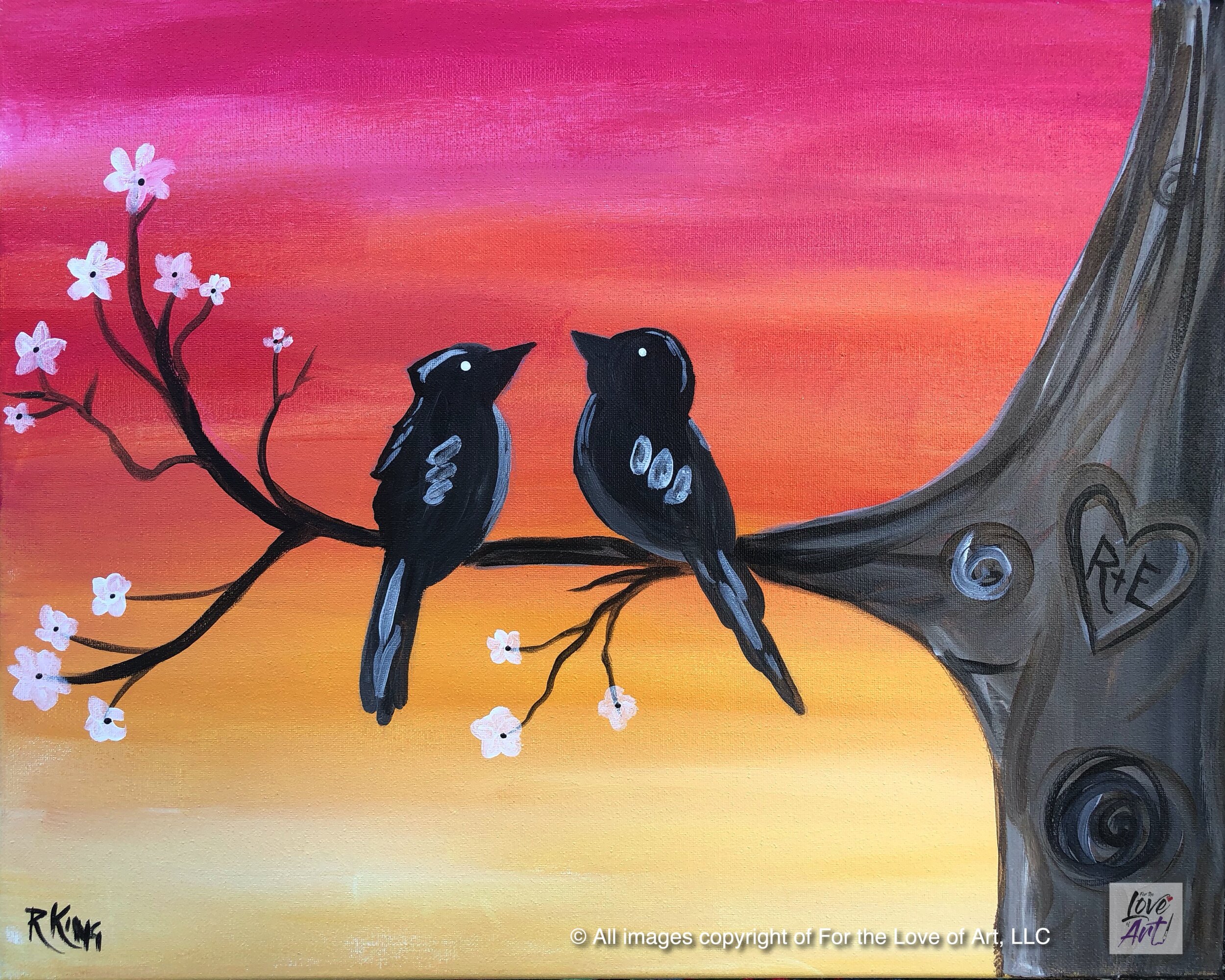 Love Birds Landscape