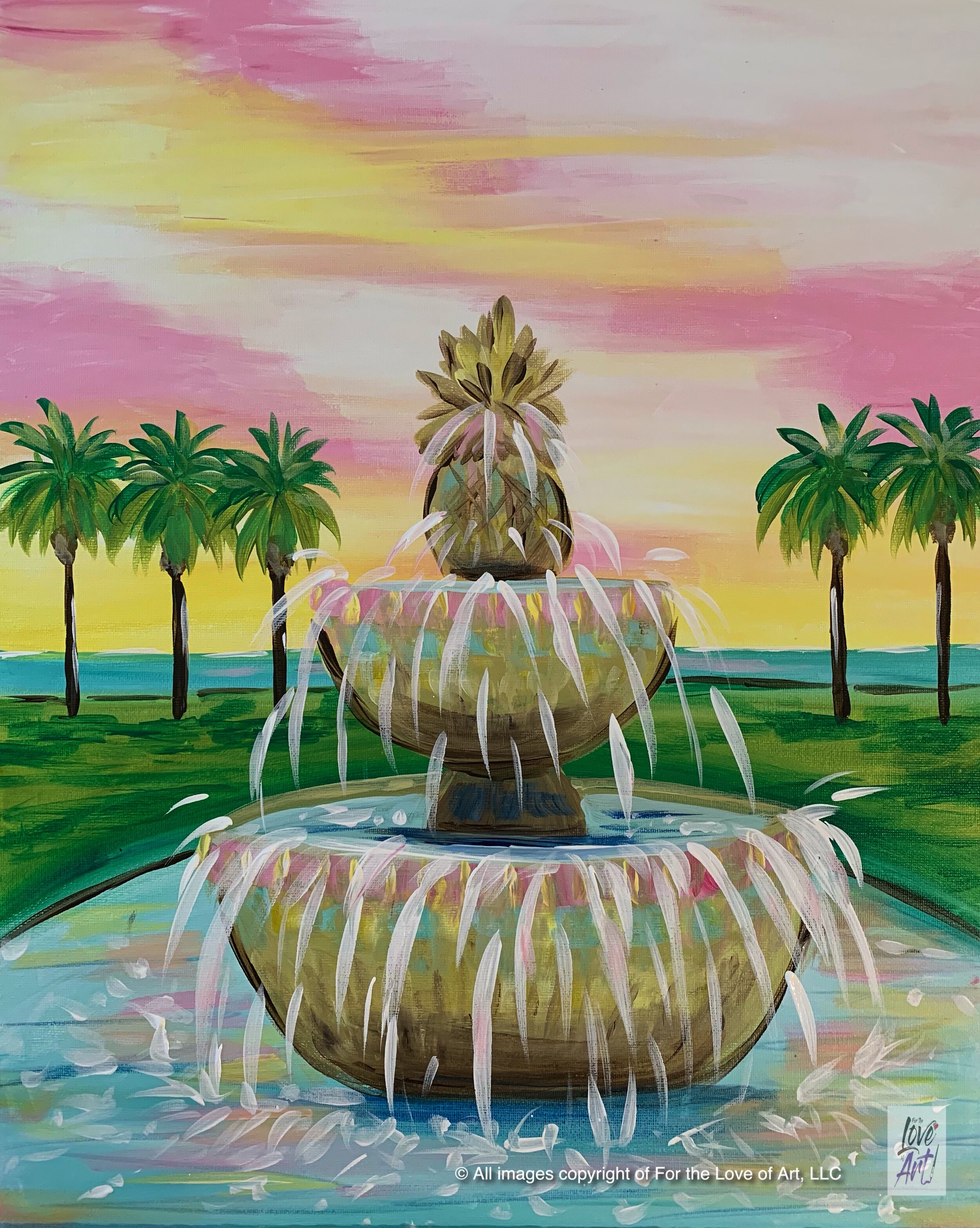 Pineapple Fountain