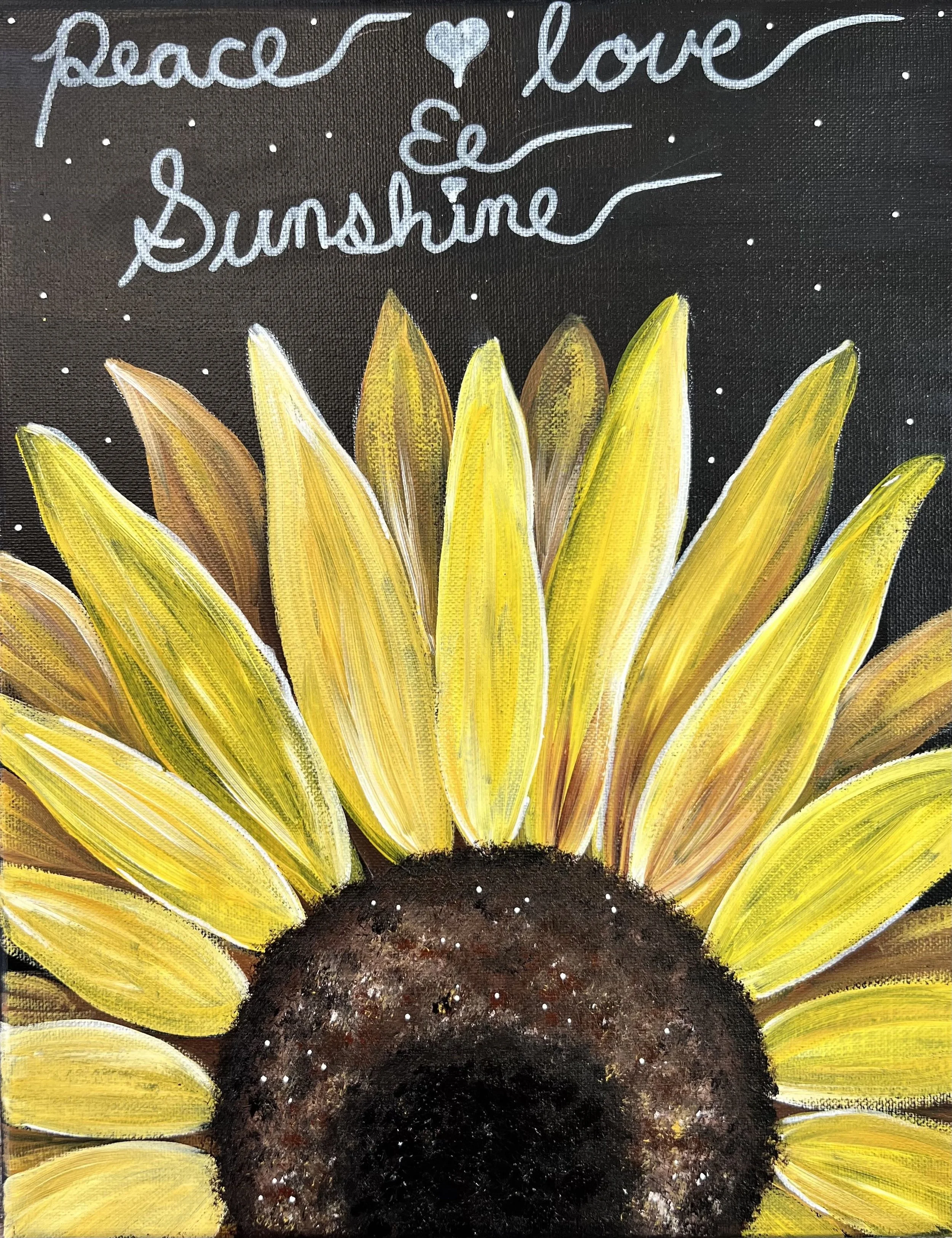 Paint & Sip @ Ruby Sunshine Restaurant: Peace, Love & Sunshine ($37pp)