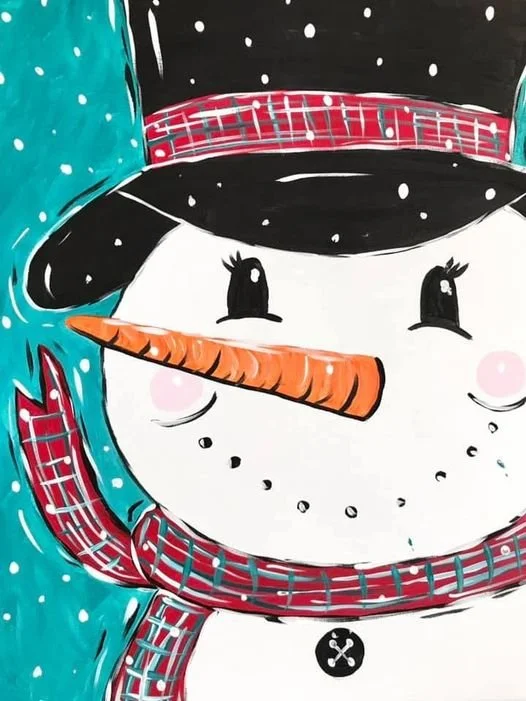 Paint and Sip @ Two Blokes Brewing: Happy Snowman ($37pp)