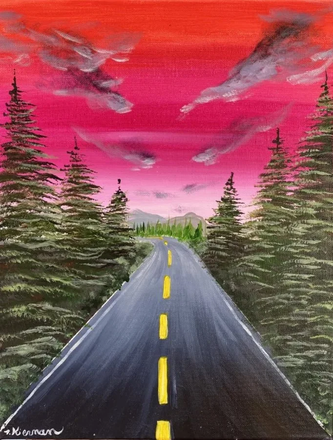 NEW!! Paint &amp; Sip @ Tideland Brewing: Sunset Road ($37pp)