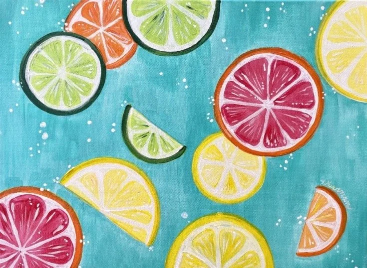 Paint and Sip @ Two Blokes Brewing: Slices of Summer