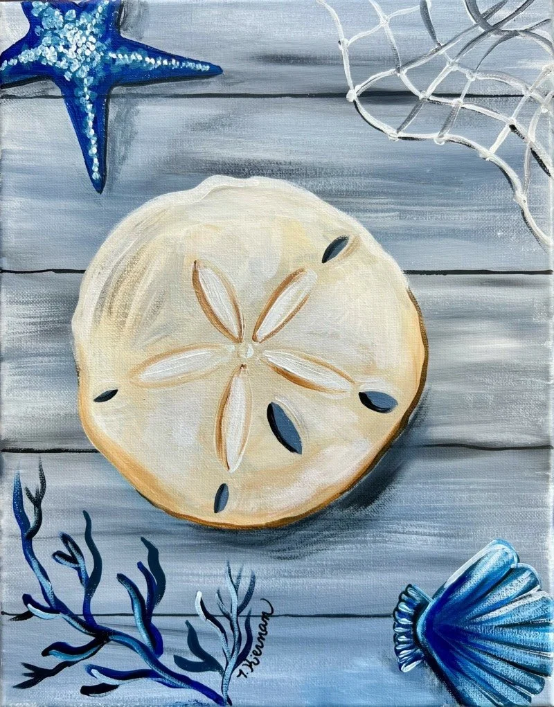 Paint &amp; Sip @ Tideland Brewing: Nautical Blues