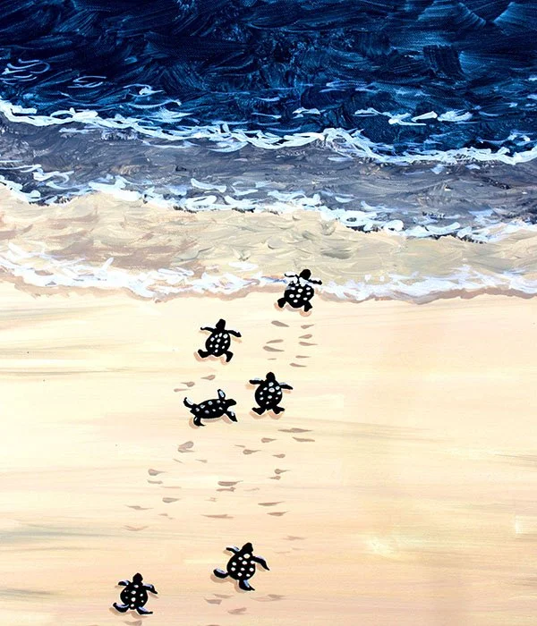 Paint &amp; Sip Event @ Joey's Pizza: Turtle Beach 