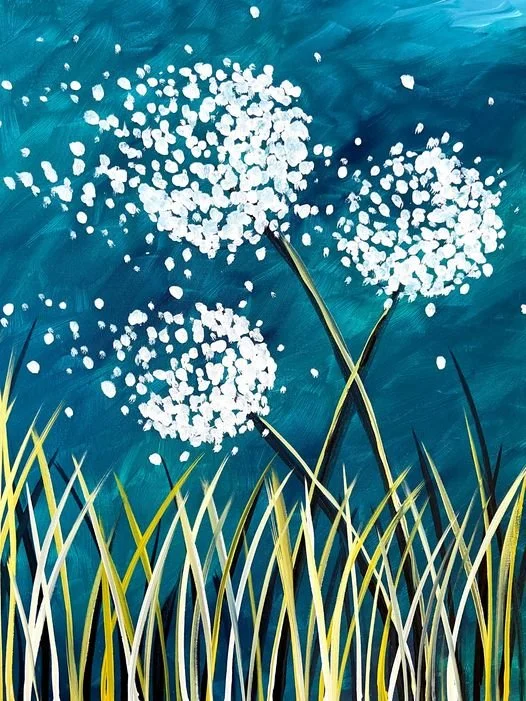 Paint and Sip @ Two Blokes Brewing: Wishful Dandelions