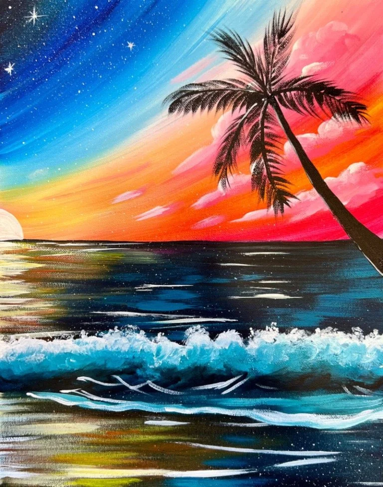 Paint and Sip @ Two Blokes Brewing: Twighlight Tides (opt. mirror w/a friend)