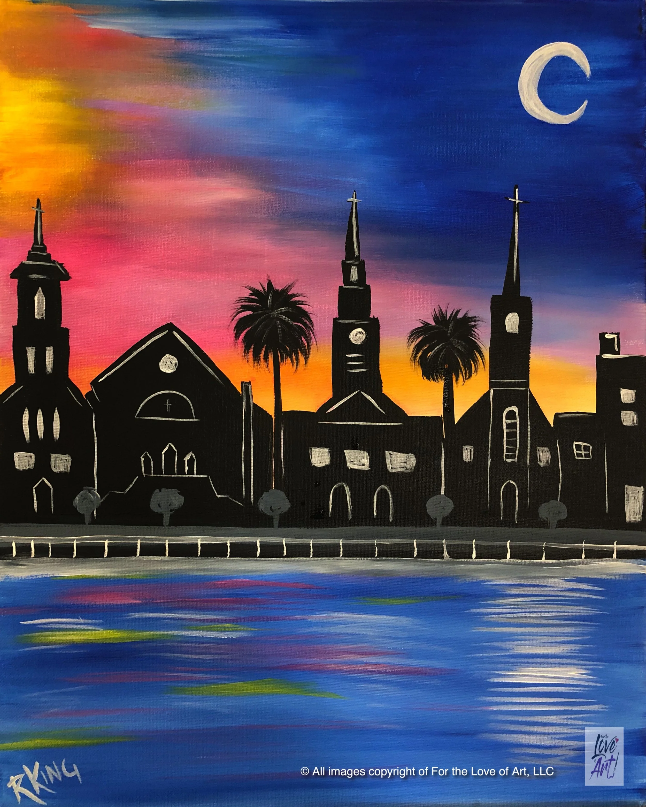 NEW!! Paint &amp; Sip Event @ Venture X: Holy City