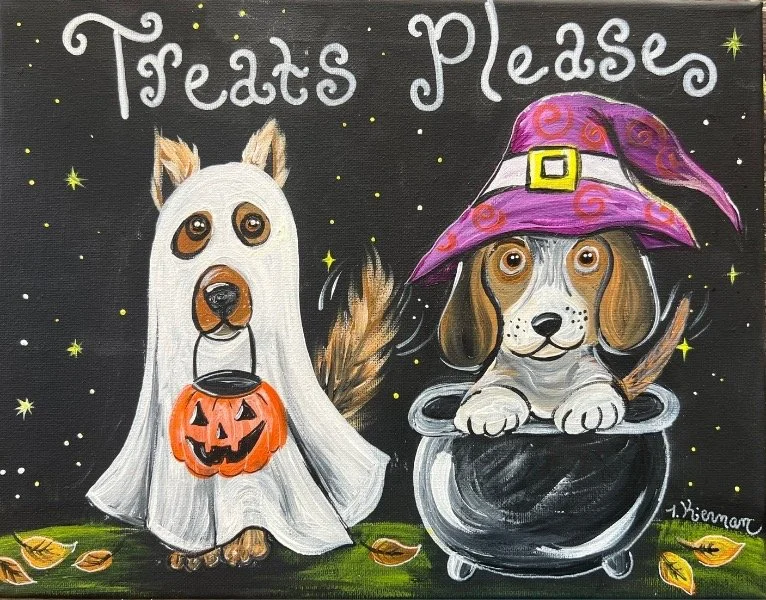 Paint &amp; Sip @ Dashi Wine Bar and Emporium: Treats Please (No experience needed)