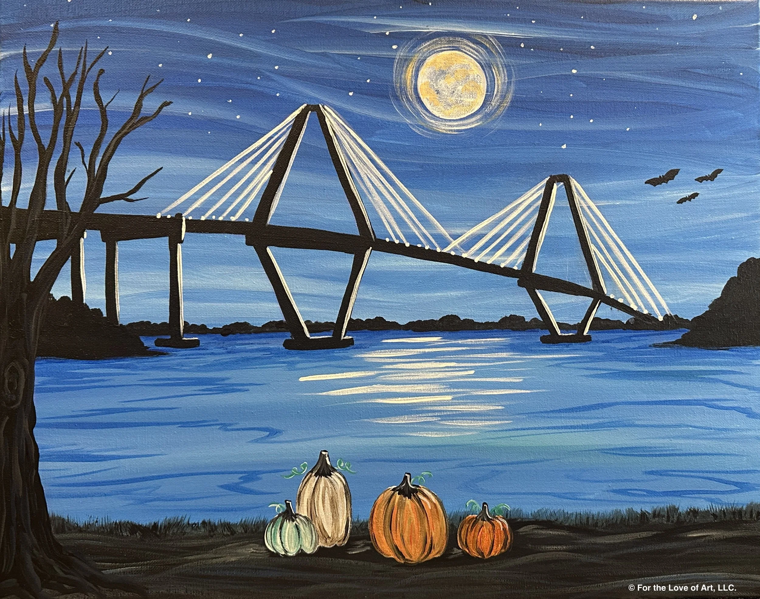 Paint &amp; Sip @ Tideland Brewing: Pumpkins Under the Ravenel (No experience needed)
