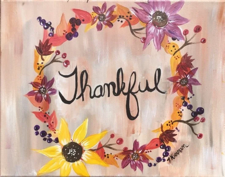 Paint &amp; Sip Event @ West Ashley Nutrition: Thankful Wreath