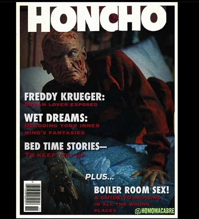 @homomacabre got that #coverboy all the gays are dreaming about. @honchopgh @markpattonnoes2 .
.
.
.
.
#screamqueendoc #screamqueendocumentary #freddykrueger #nightmareonelmstreet2 #freddysrevenge #horror #doclife #filmmaking #documentary #filmfestival #scarymovie #horrormovie #queerhorror #gayhorror #filmmaker #hivsuvivor #finalgirl #finalboy #markpatton #romanchimienti #tylerjensen