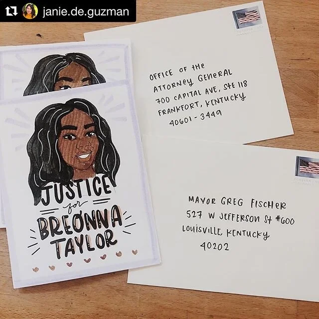 Gay Pride has been paused for 2020. Our queer brothers and sisters must stand up with #blacklivesmatter and show our support - we owe our movement to trans mothers #marshapjohnson and #sylviarivera. Today is #breonnataylor birthday and she deserves to be recognized. Say Her Name And Make It Count.  #Repost @janie.de.guzman with @get_repost
・・・
Please do what you can to speak up. It&rsquo;s really hard and uncomfortable, but that&rsquo;s when change happens. This isn&rsquo;t a platform for everyone, but if you can say something to stand up for everyone&rsquo;s human right, then why not. 
In honor of Breonna Taylor&rsquo;s death, I am sending a birthday card to Kentucky Attorney General Daniel Cameron and Louisville Metro Mayor Greg Fischer to take action. She deserved more birthdays. If you need a card to send, DM me and I can send you this one! Just fold twice and color!

#birthdayforbreonna #sayhername #blacklivesmatter