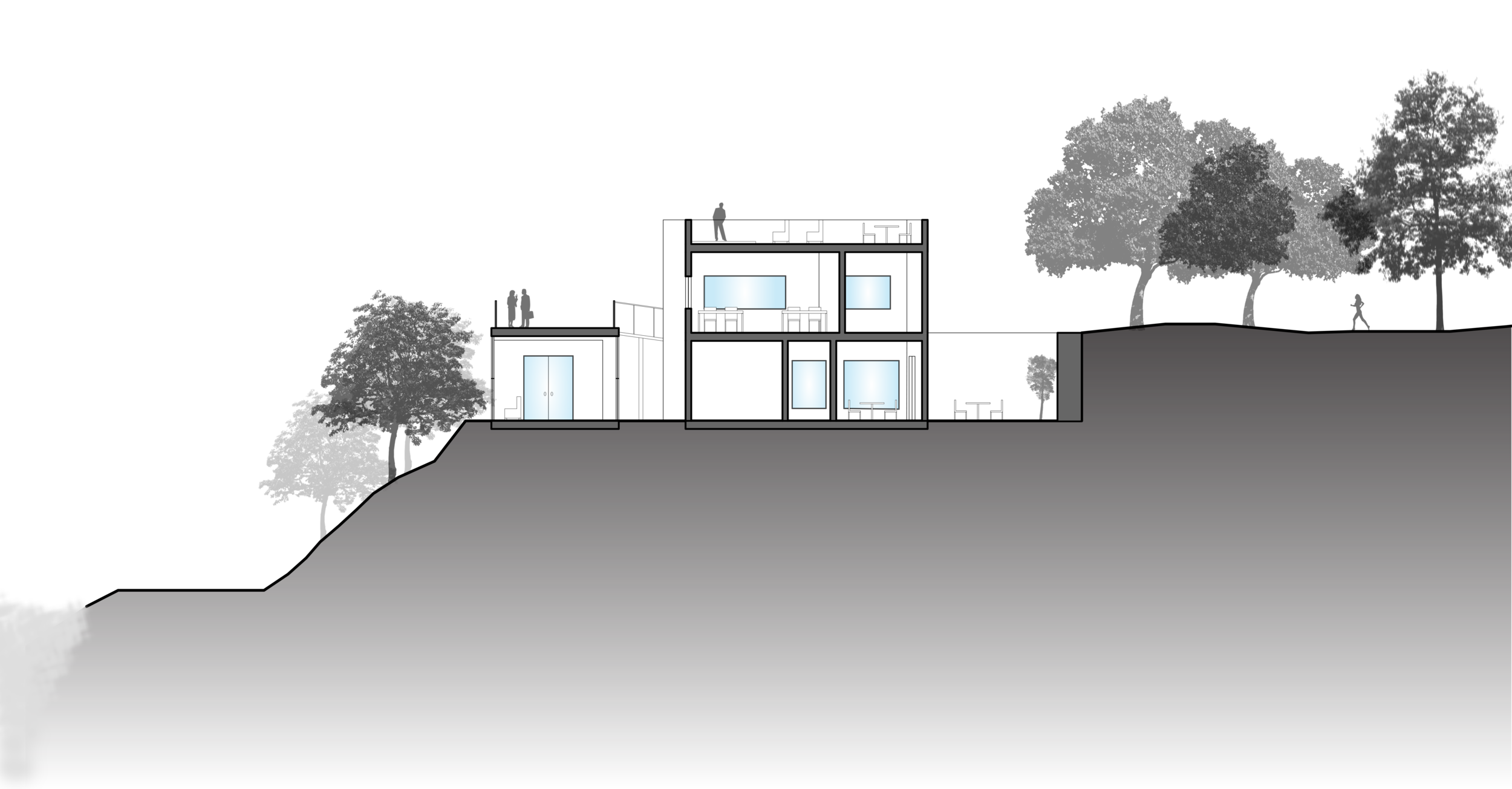 Building Section Latitudinal