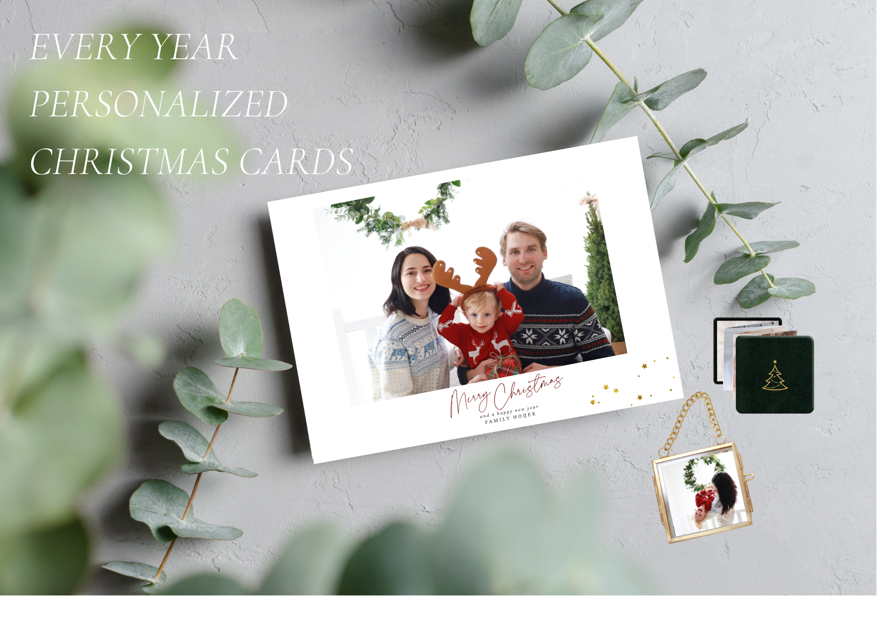 Christmas photoshoot kids family